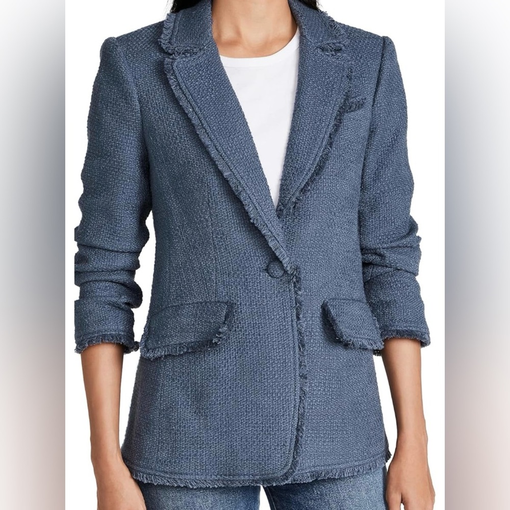 cinq à sept Khloe Boucle Blazer - Picture 6 of 16